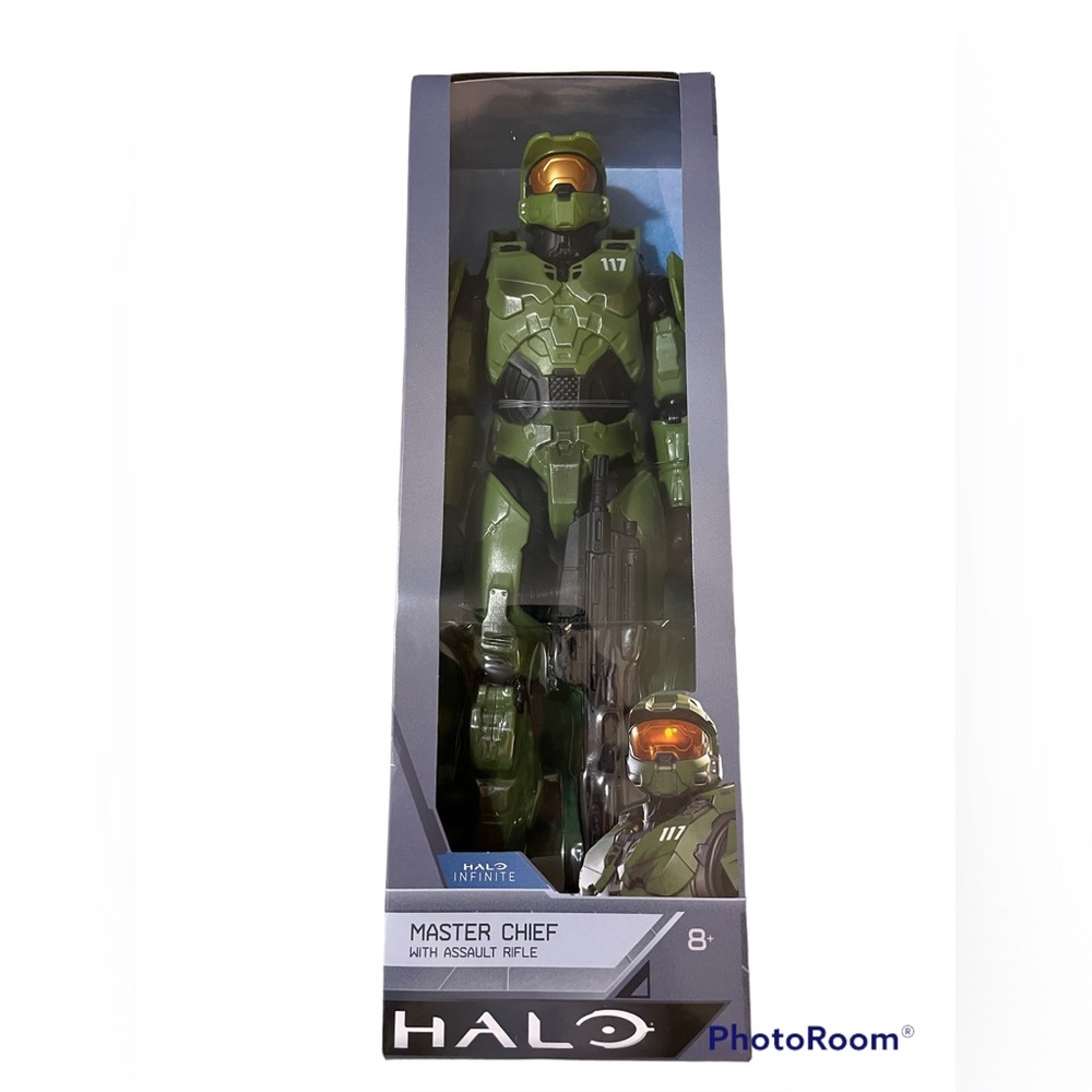 Halo Infinite Master Chief w/ Assault Rifle 12" Action Figure Series 4 2…